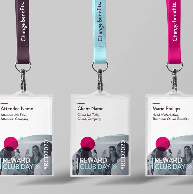 Reward Club Day Lanyards & Name Badges